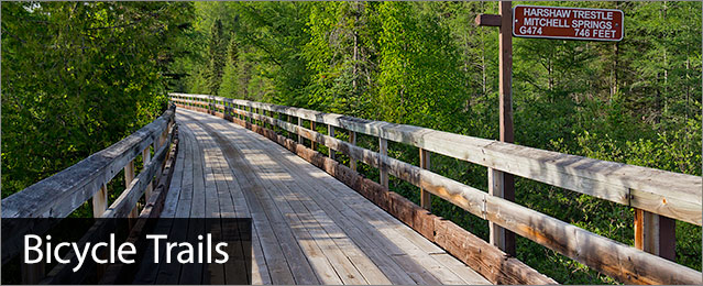 Bicycle trails, image of Bearskin State Trail