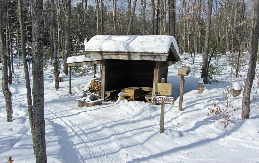 Escanaba Lake Ski Trail Image