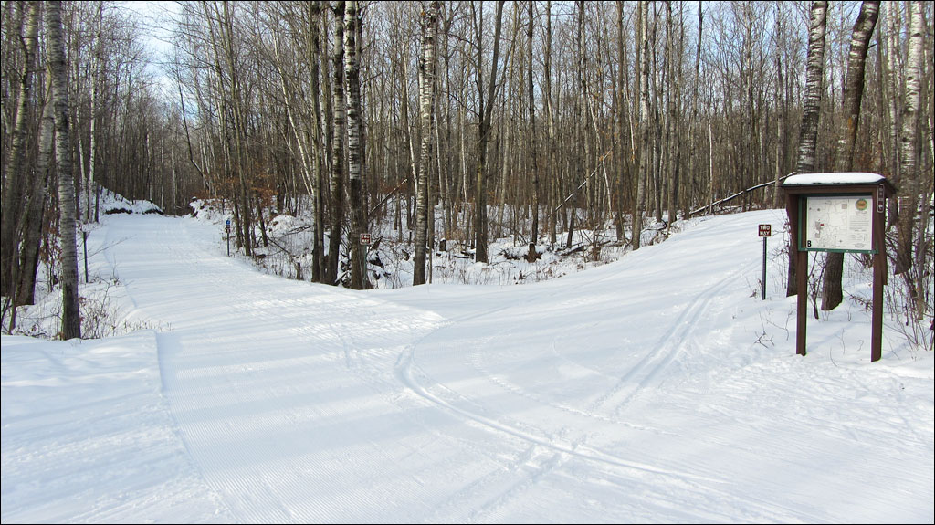 Washburn Lake Silent Sports Trails Area, Ski Trail Image
