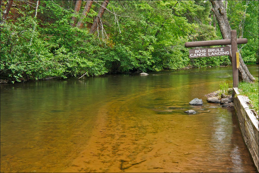 Bois Brule River paddle trail image